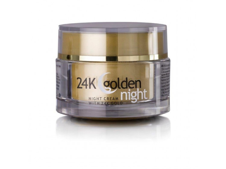 24k Golden night noční krém Noční krém s pravým zlatem, bylinami a oleji