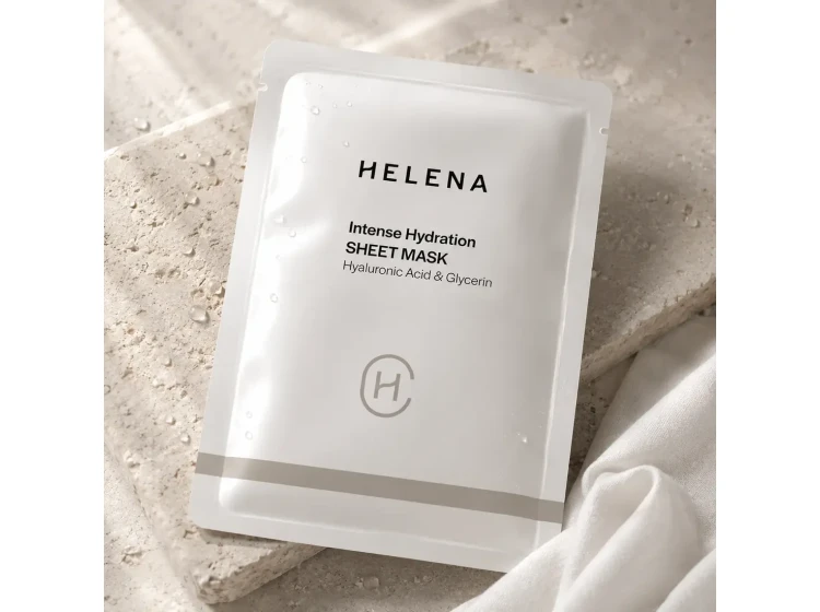 Intenzivně hydratační plátýnková maska Helena