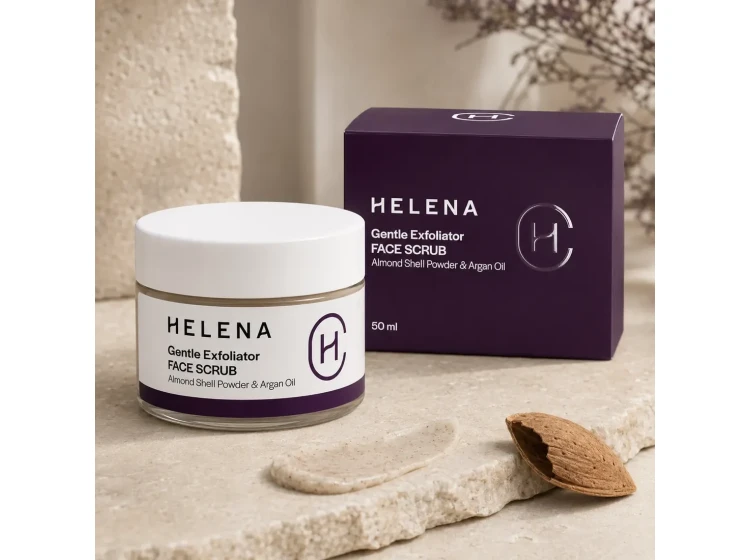 Jemný pleťový peeling Helena