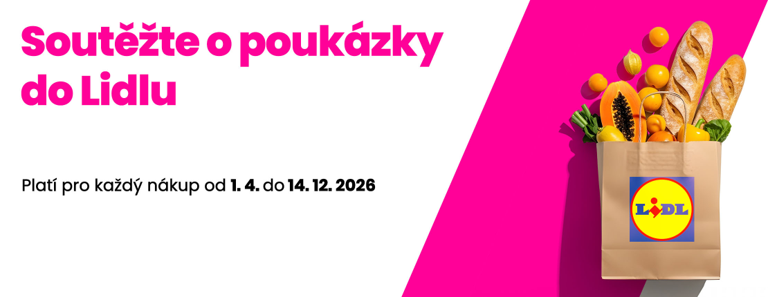 Soutěžte o poukázku do Lidlu
